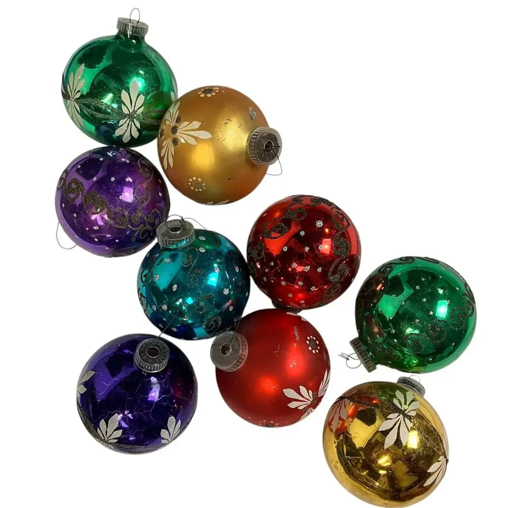 Vintage Christmas Ornaments 9 Made In Austria 3